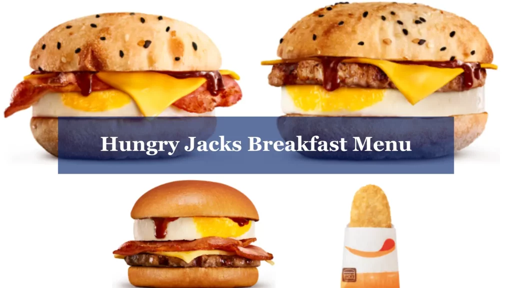 Hungry Jacks Breakfast Menu